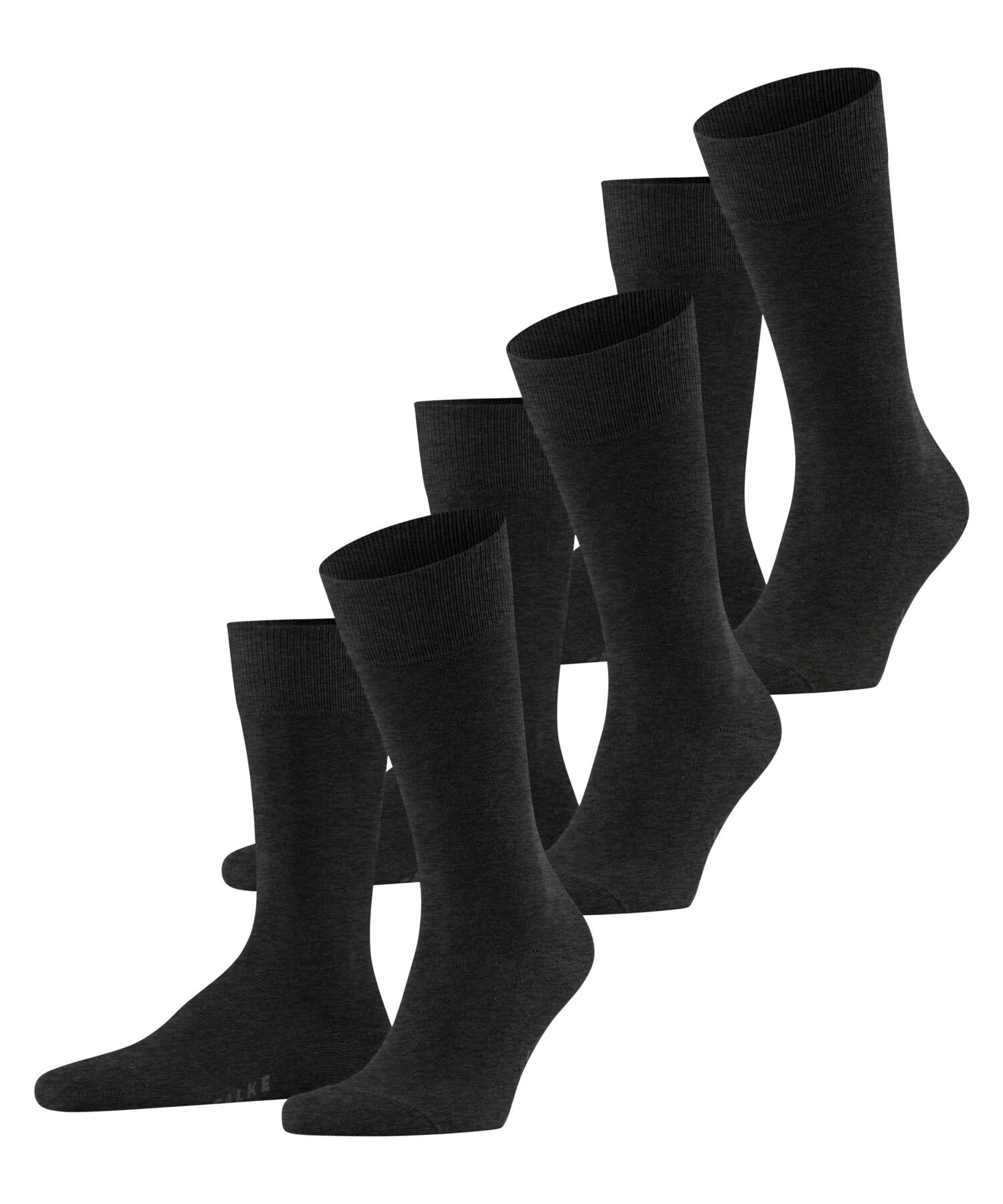 falke-family-herren-socken-3er-pack-schwarz-39-42-baumwolle image 6