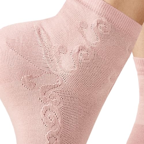kunert-raffinesse-floral-sneaker-socken-light-grey-35-38 image 5
