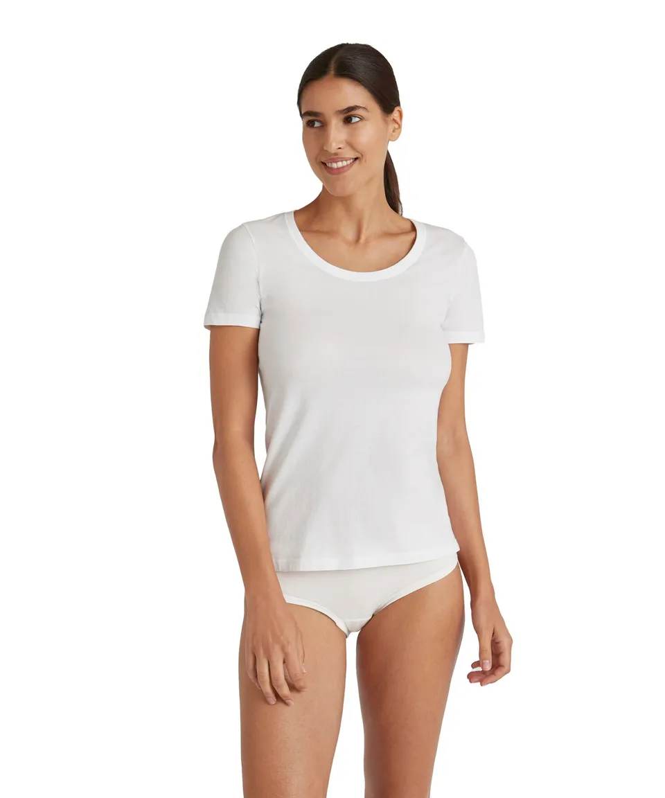 falke-daily-natural-crew-neck-damen-bio-baumwolle-kurzarm image 1