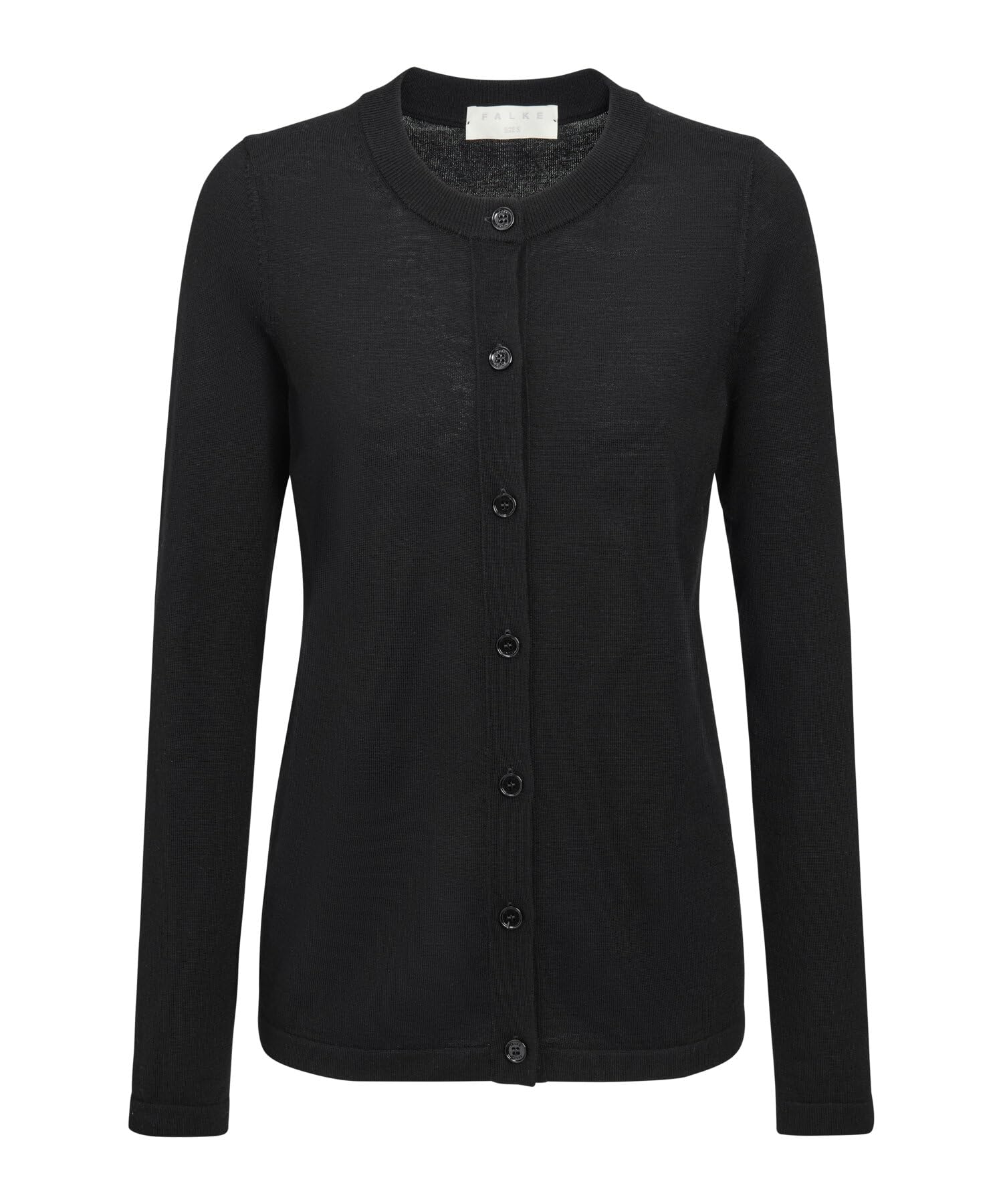 falke-cotton-touch-strickjacke-cardigan-schwarz-merino image 7