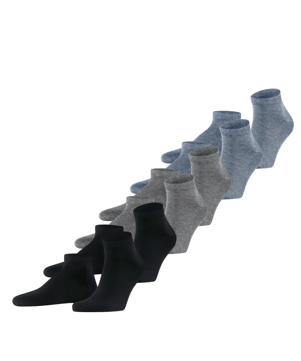 falke-happy-herren-sneakersocken-6-paar-wei-mix image 1