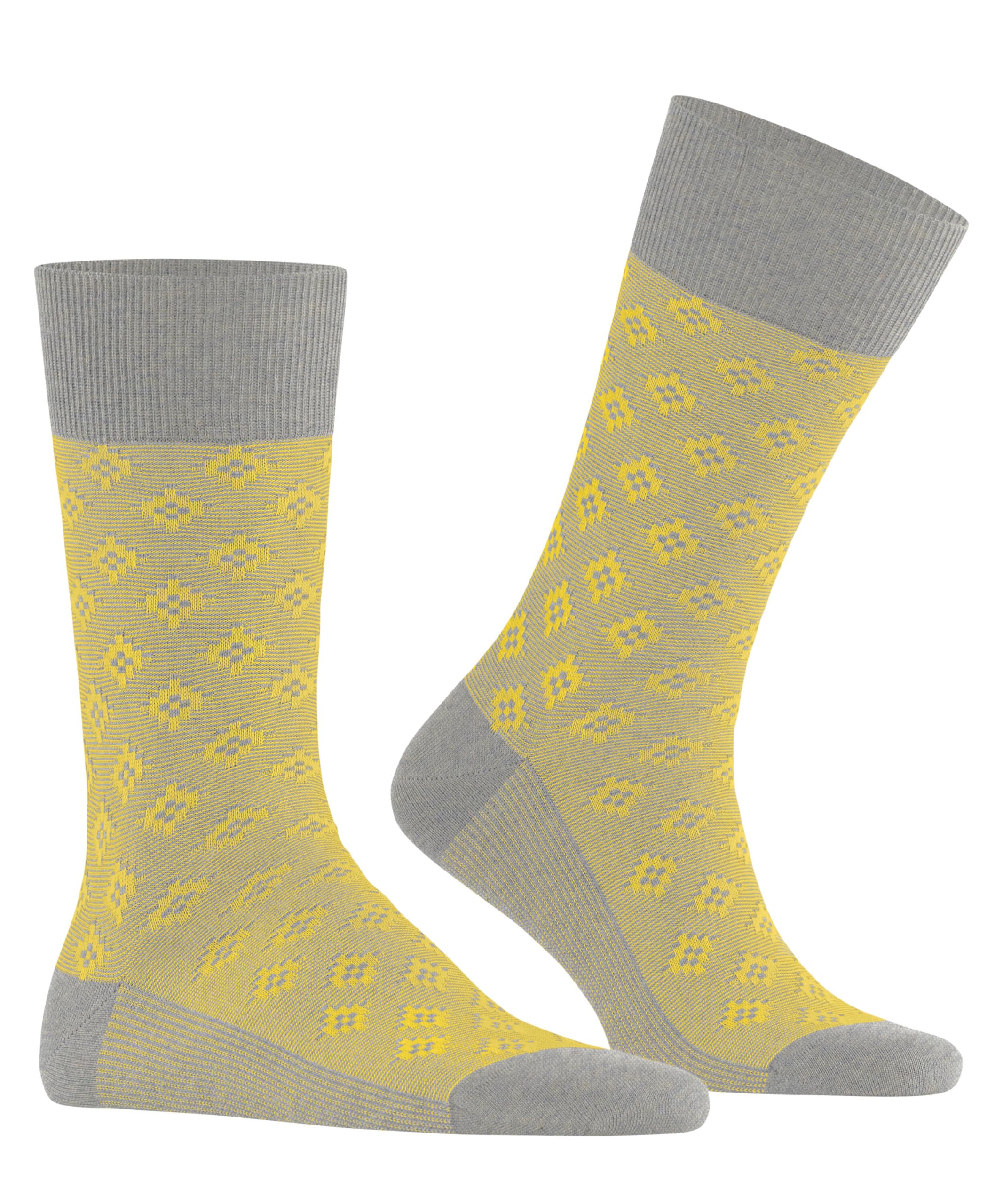 burlington-fresco-flair-socken-grau-storm-grey-jacquard image 3