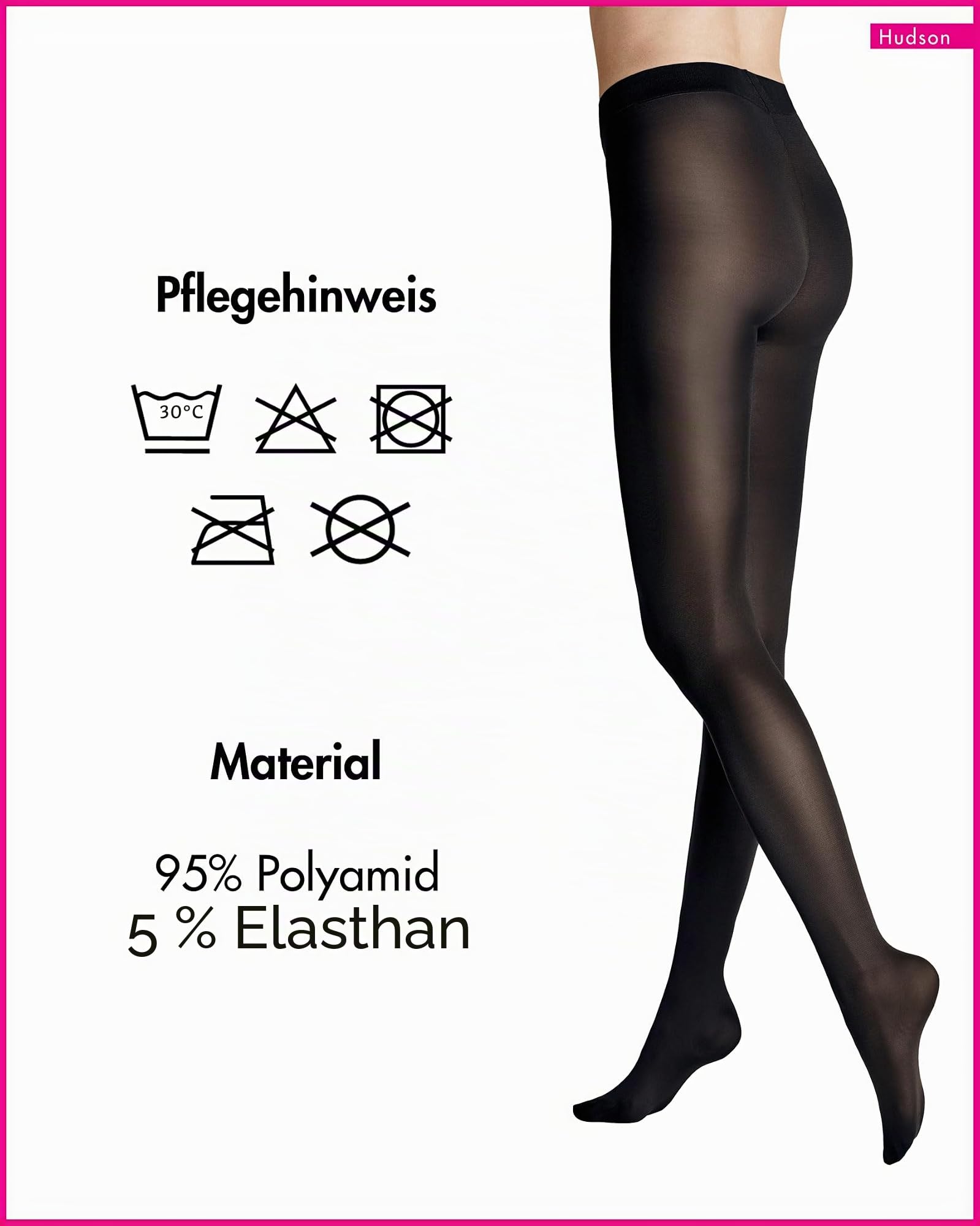 hudson-simply-40-strumpfhose-40-den-matt-2er-pack-schwarz image 3