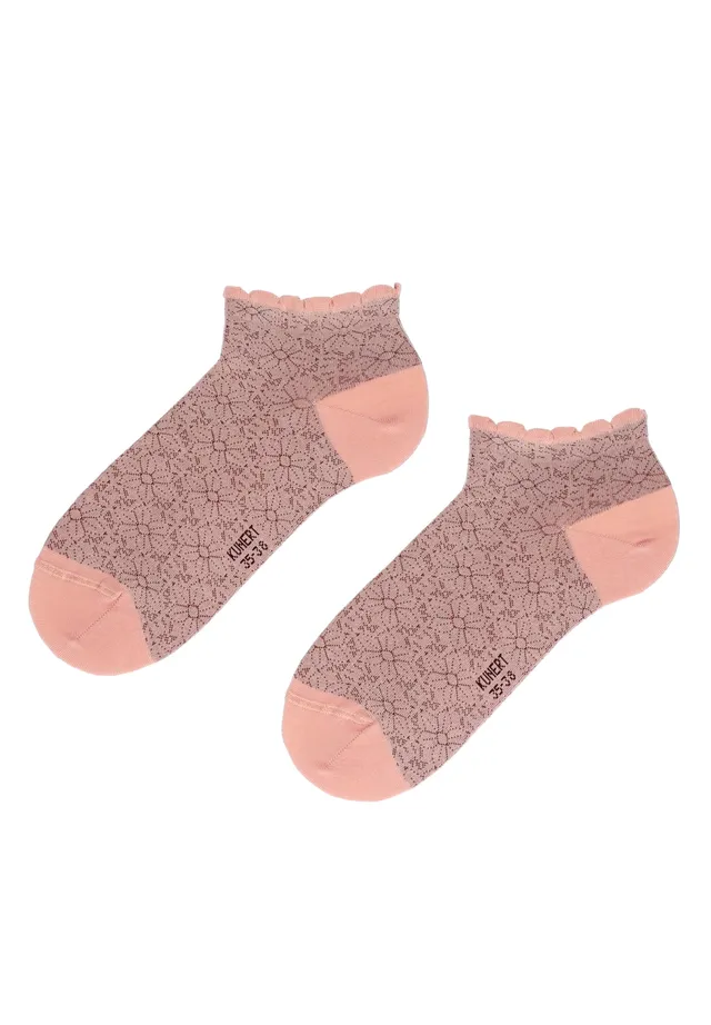 kunert-raffinesse-summer-flower-sneaker-socken-39-42-blumen image 1