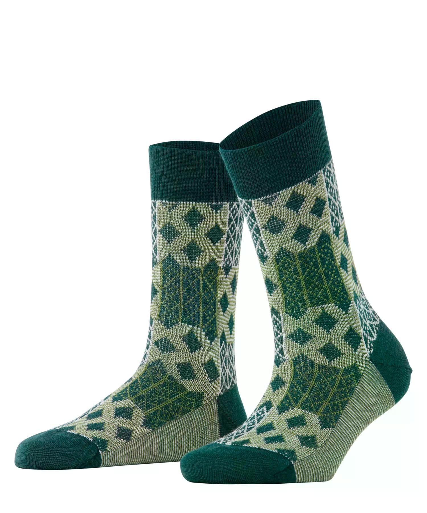 burlington-mosaic-damensocken-wolle-schwarz-black-3000 image 6