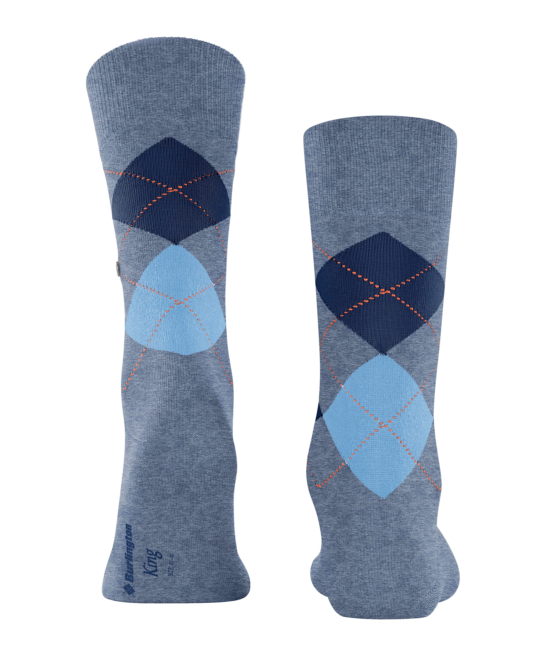 burlington-king-herrensocken-baumwolle-turquoise-40-46 image 2