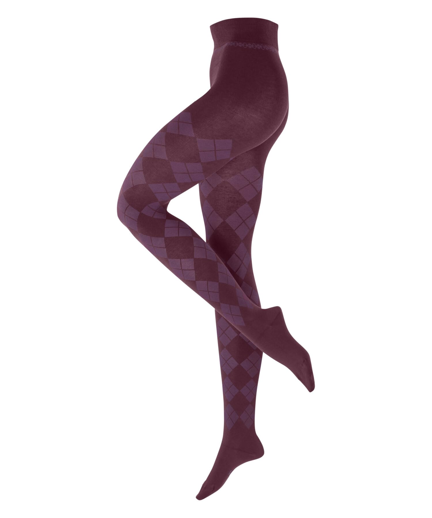 burlington-elegant-essence-strumpfhose-baumwolle-schwarz-argyle image 6