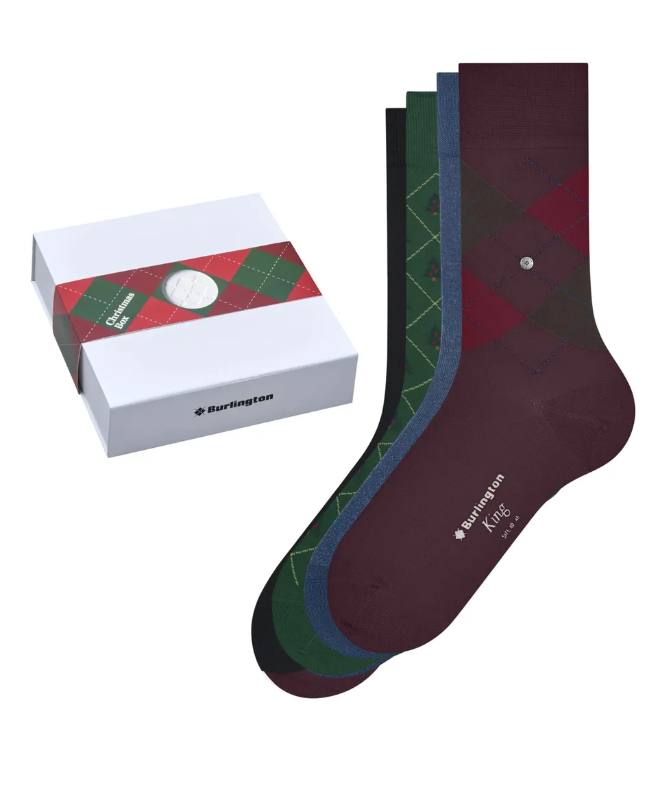 burlington-x-mas-rib-christmas-box-socken-herren-mix-40-46 image 1