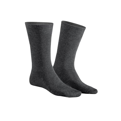 hudson-relax-dry-cotton-socken-grau-melange-43-46-1-paar image 5