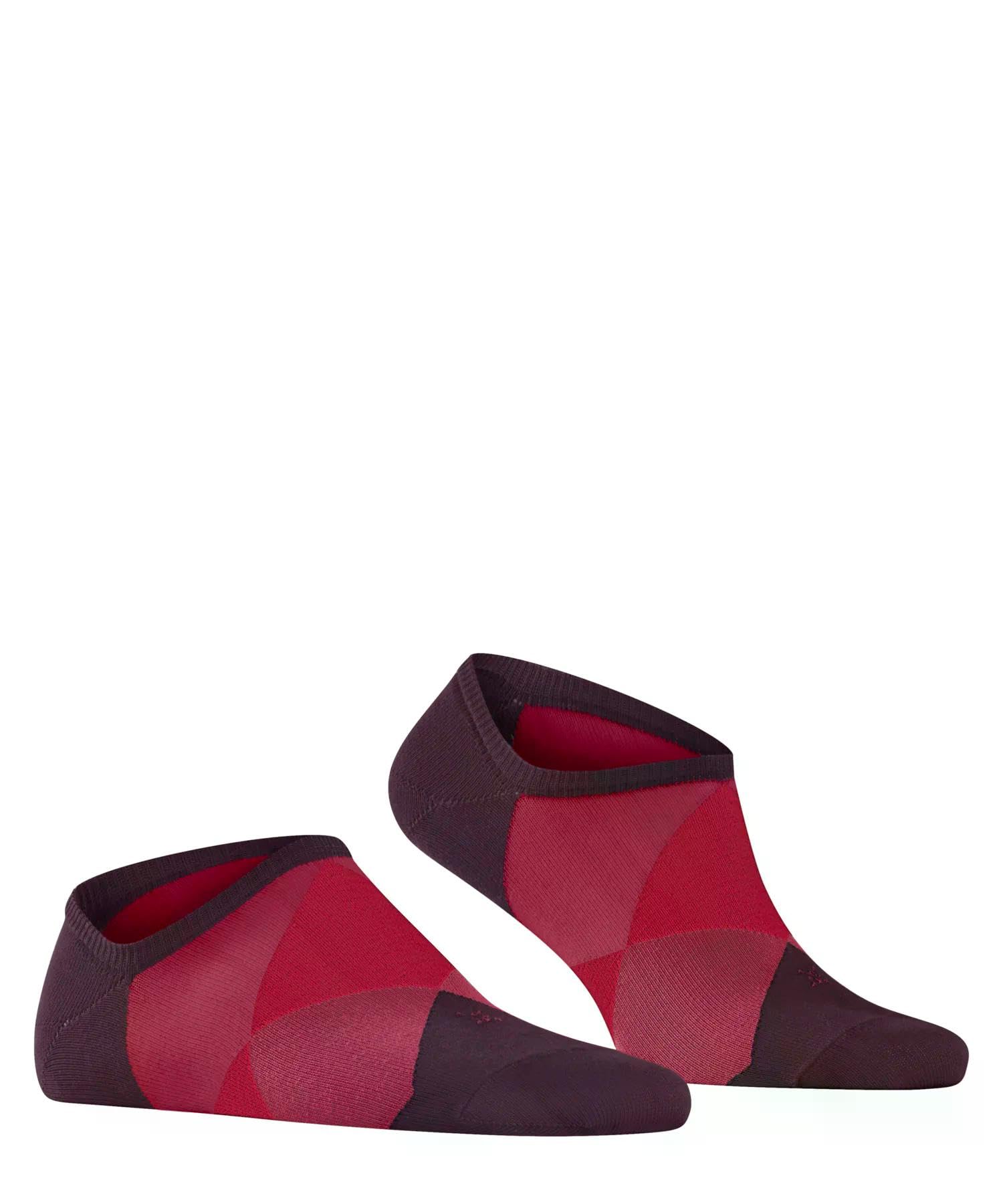 burlington-clyde-herren-sneakersocken-rot-claret-atmungsaktiv image 3