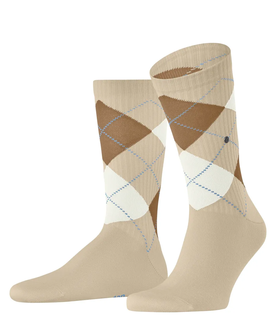 burlington-rib-court-herren-socken-cream-4011-tennis-argyle image 1