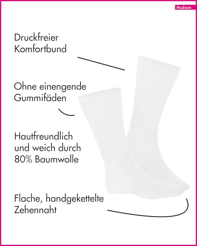 hudson-relax-soft-herren-socken-wei-39-42-druckfrei image 8