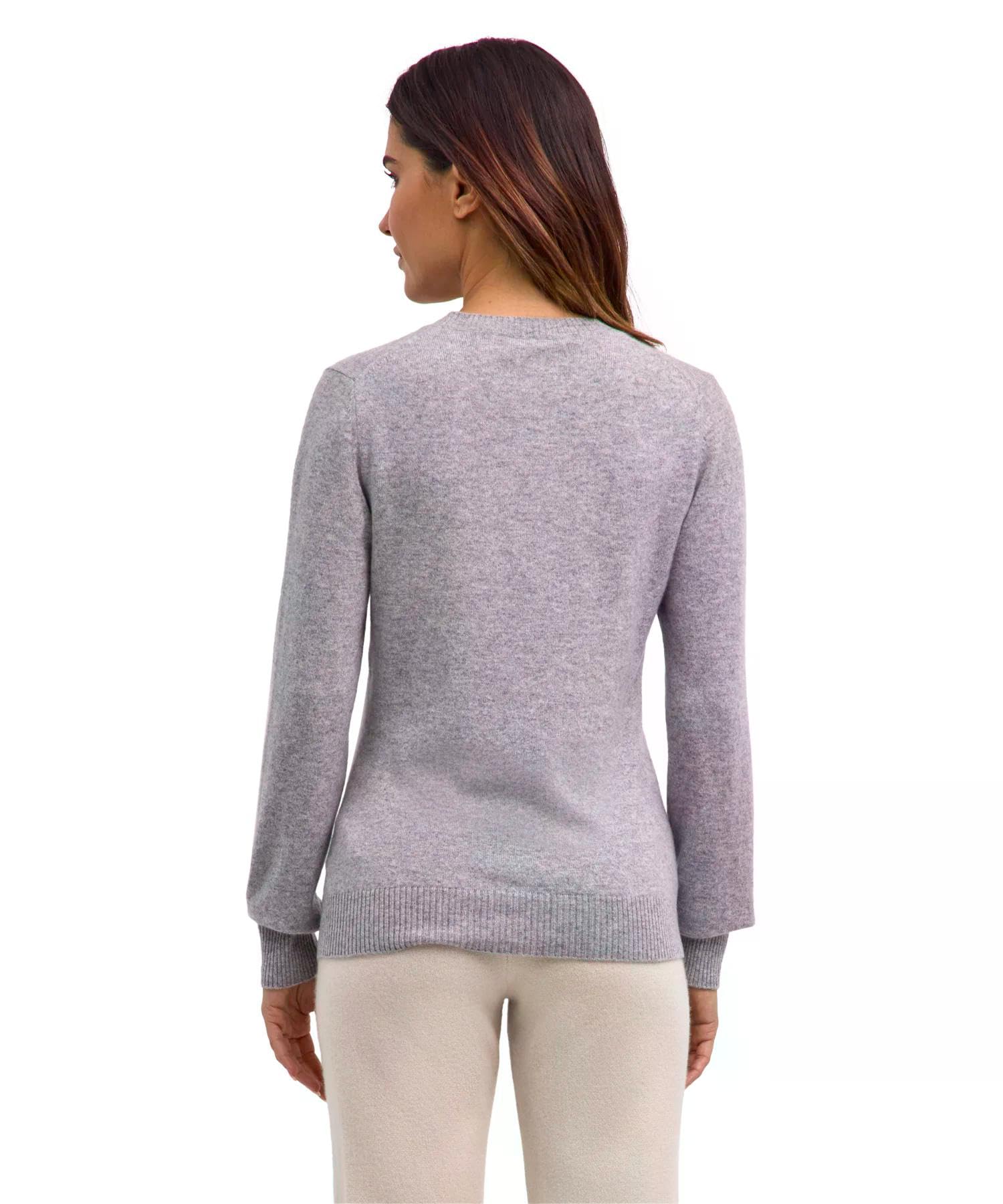 falke-luxury-classic-v-neck-pullover-schwarz-kaschmir image 2
