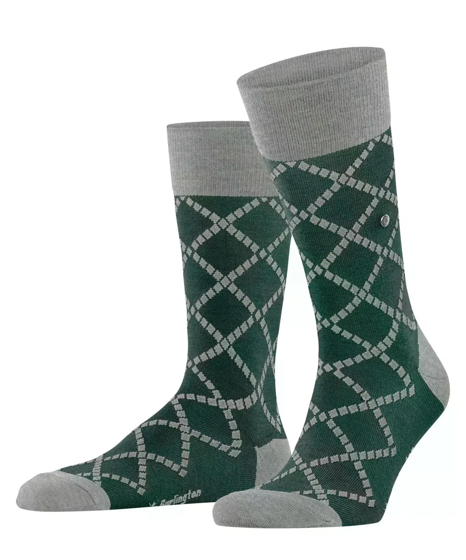 burlington-ferry-road-herrensocken-wolle-forest-7450 image 1