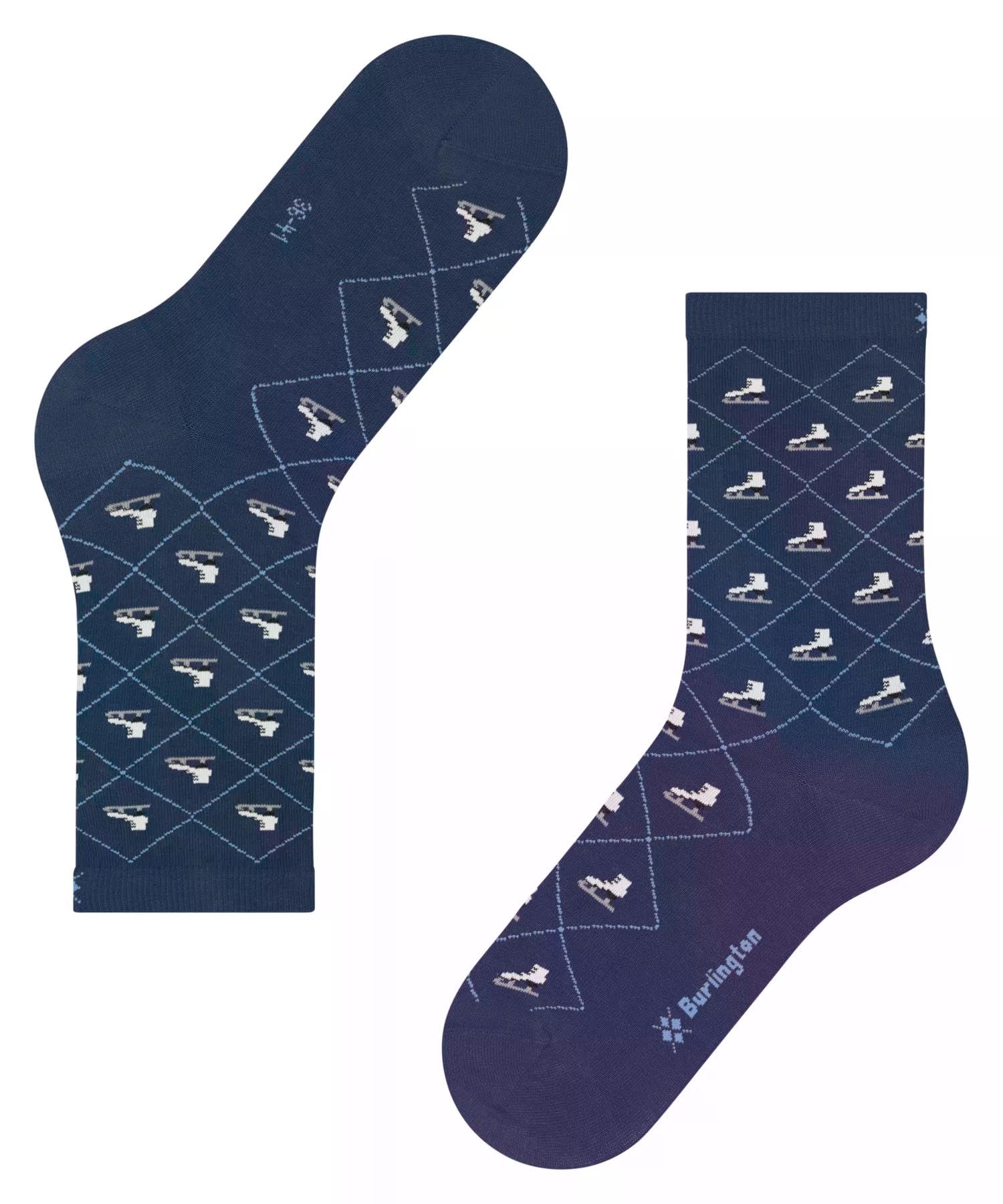 burlington-ice-skate-damensocken-royal-blue-6000-argyle image 5