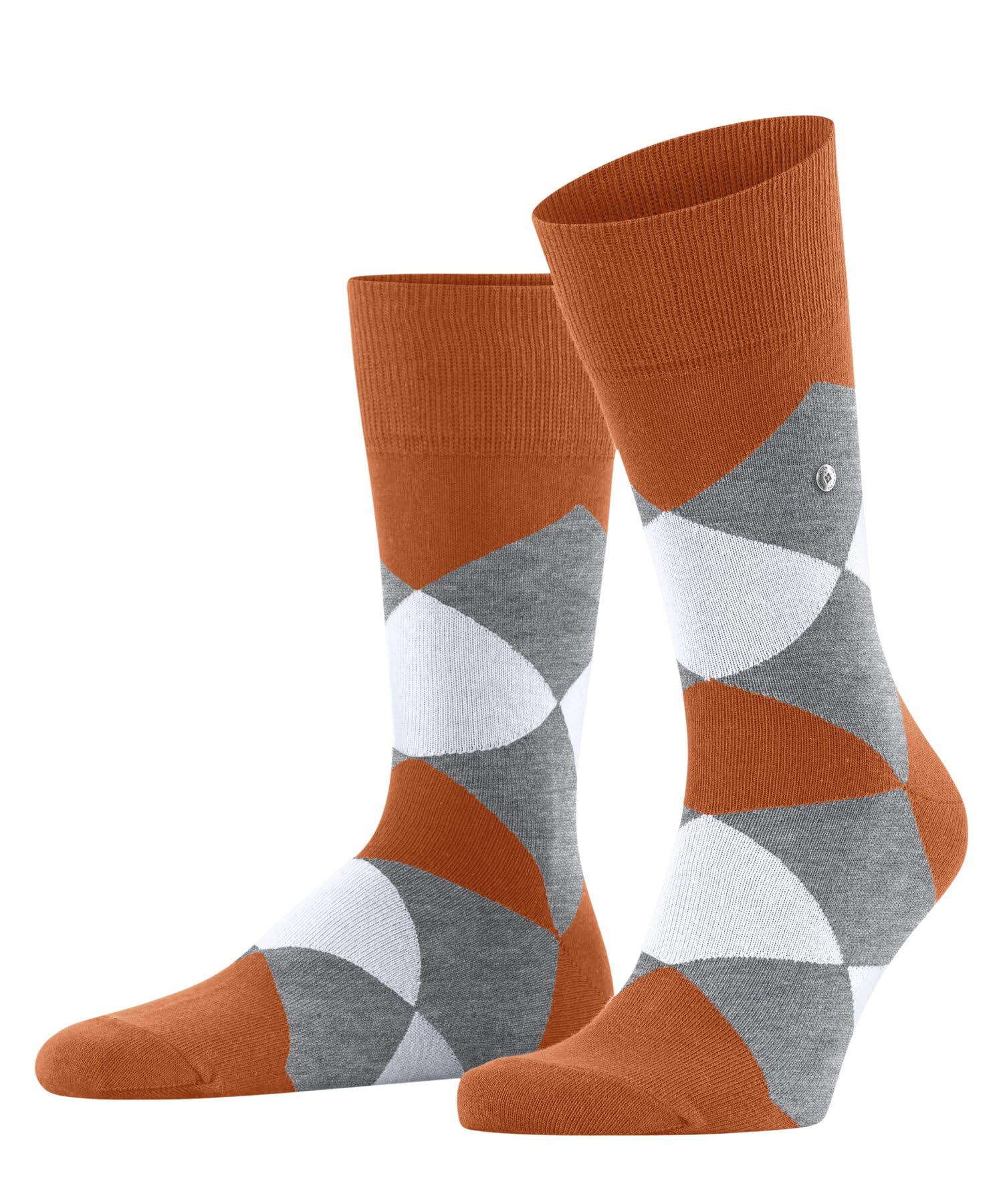 burlington-clyde-herren-socken-baumwolle-orange-carrot-8951 image 1