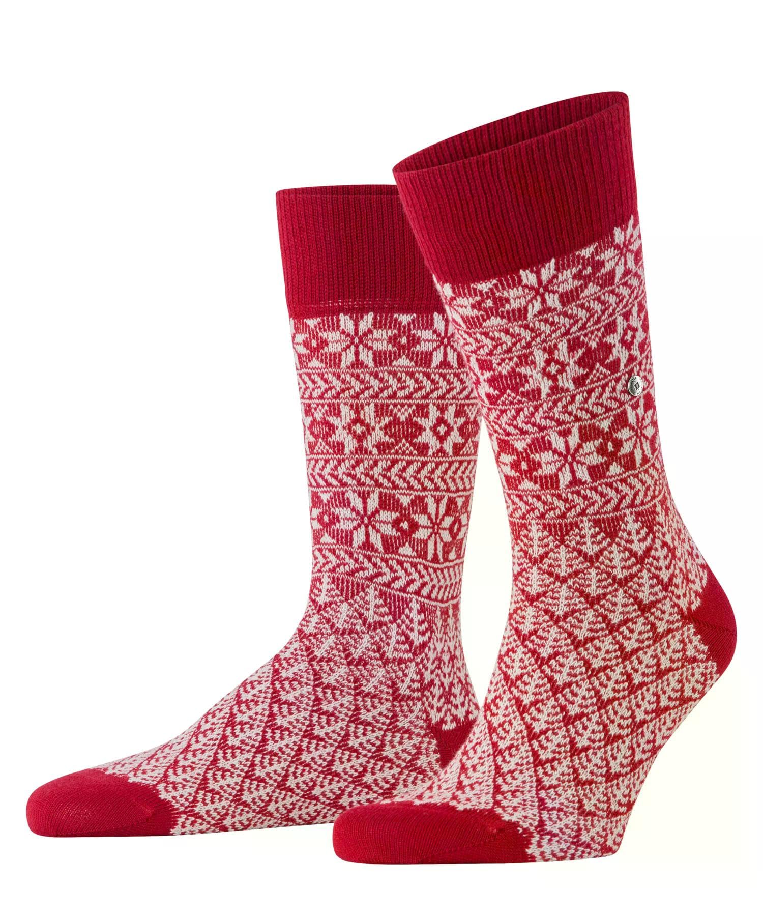 burlington-x-mas-rib-socken-wolle-braun-dark-brown-weihnachten image 8