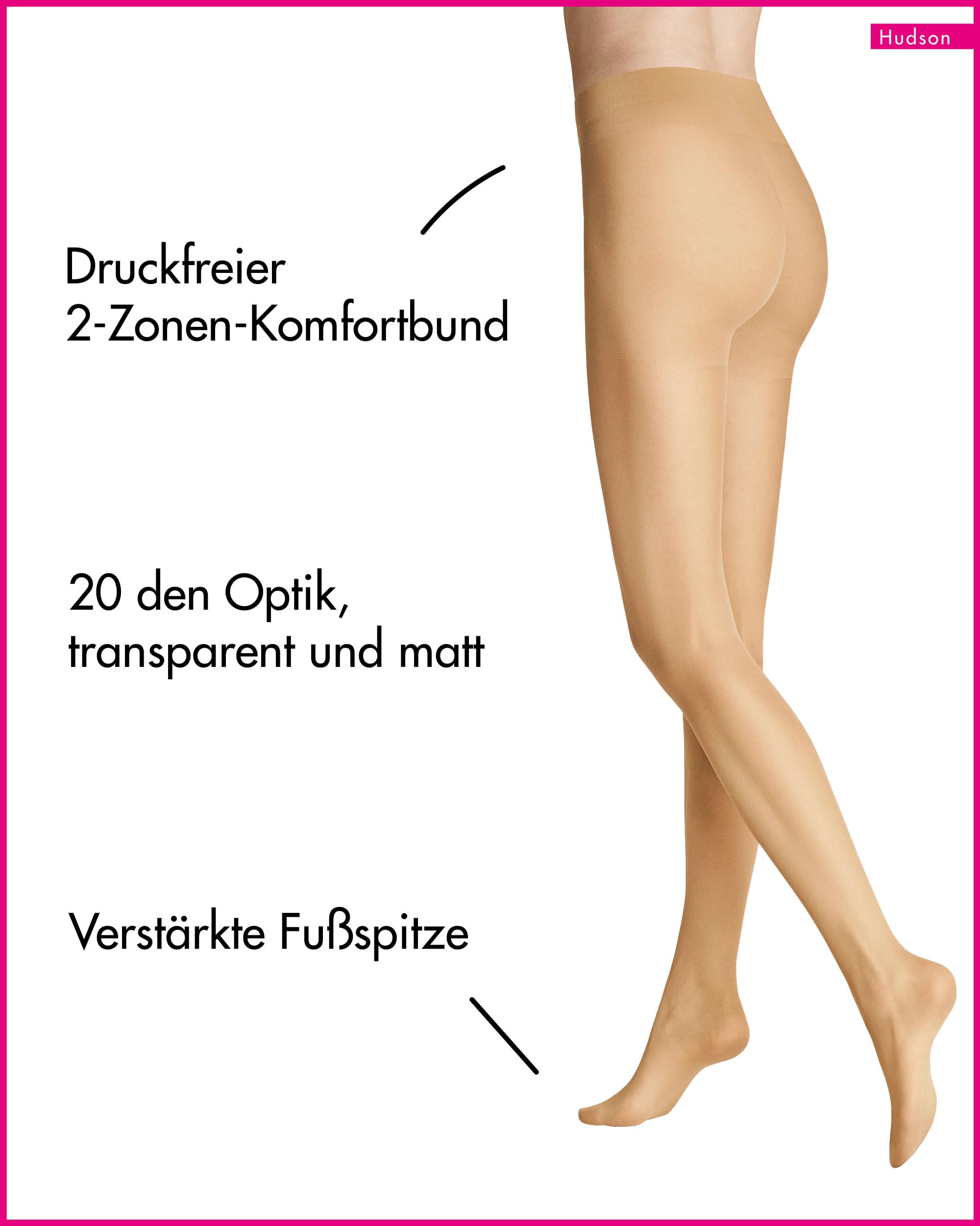 hudson-simply-20-to-go-strumpfhose-20den-2er-schwarz-36-40 image 2
