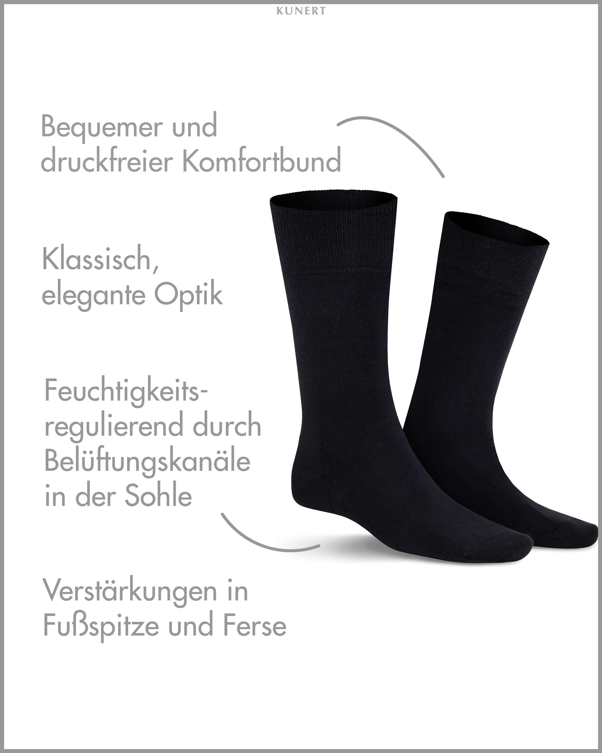 kunert-fresh-up-herren-socken-schwarz-k-hlend image 2