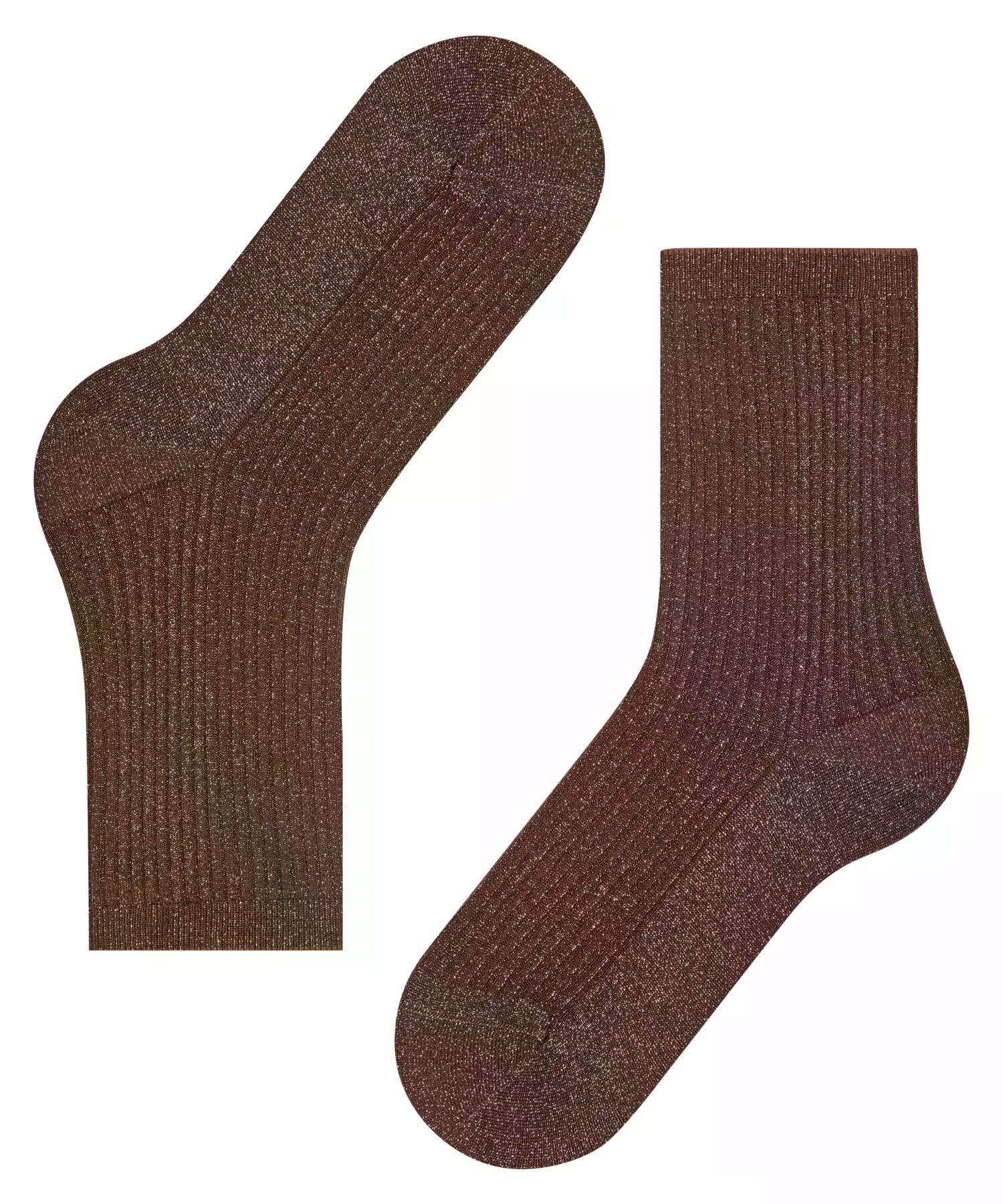 falke-shiny-rib-socken-dark-brown-39-42-viskose-ripp image 5