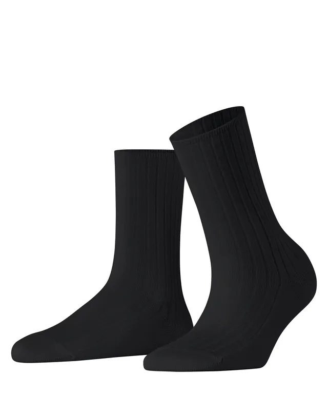 falke-cotton-touch-cotton-rib-socken-schwarz-35-38-baumwolle image 1