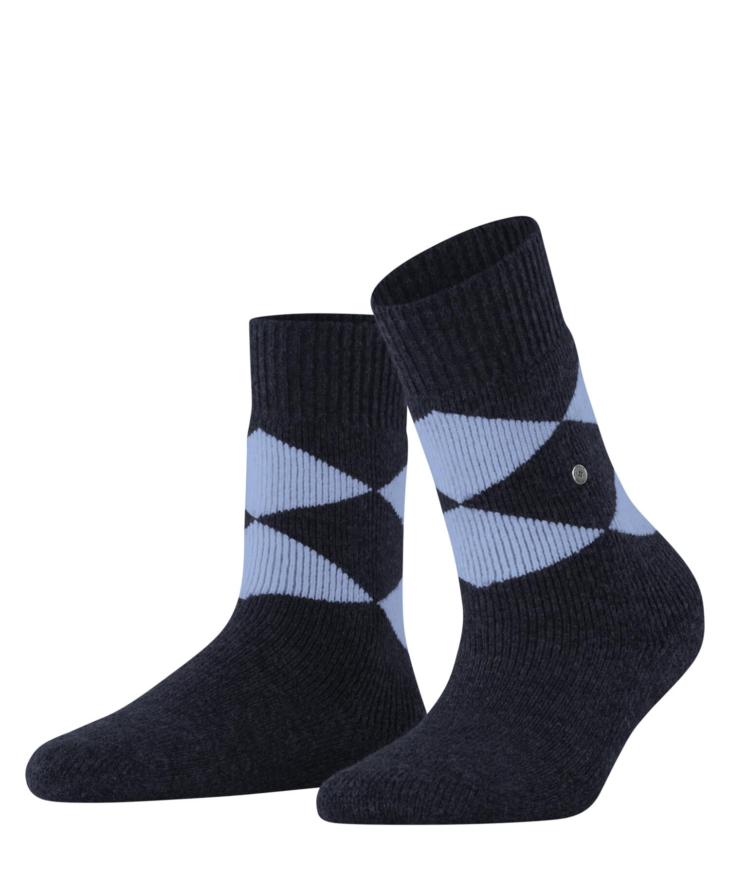 burlington-cosy-argyle-haussocken-wolle-grau-grey-melange image 8