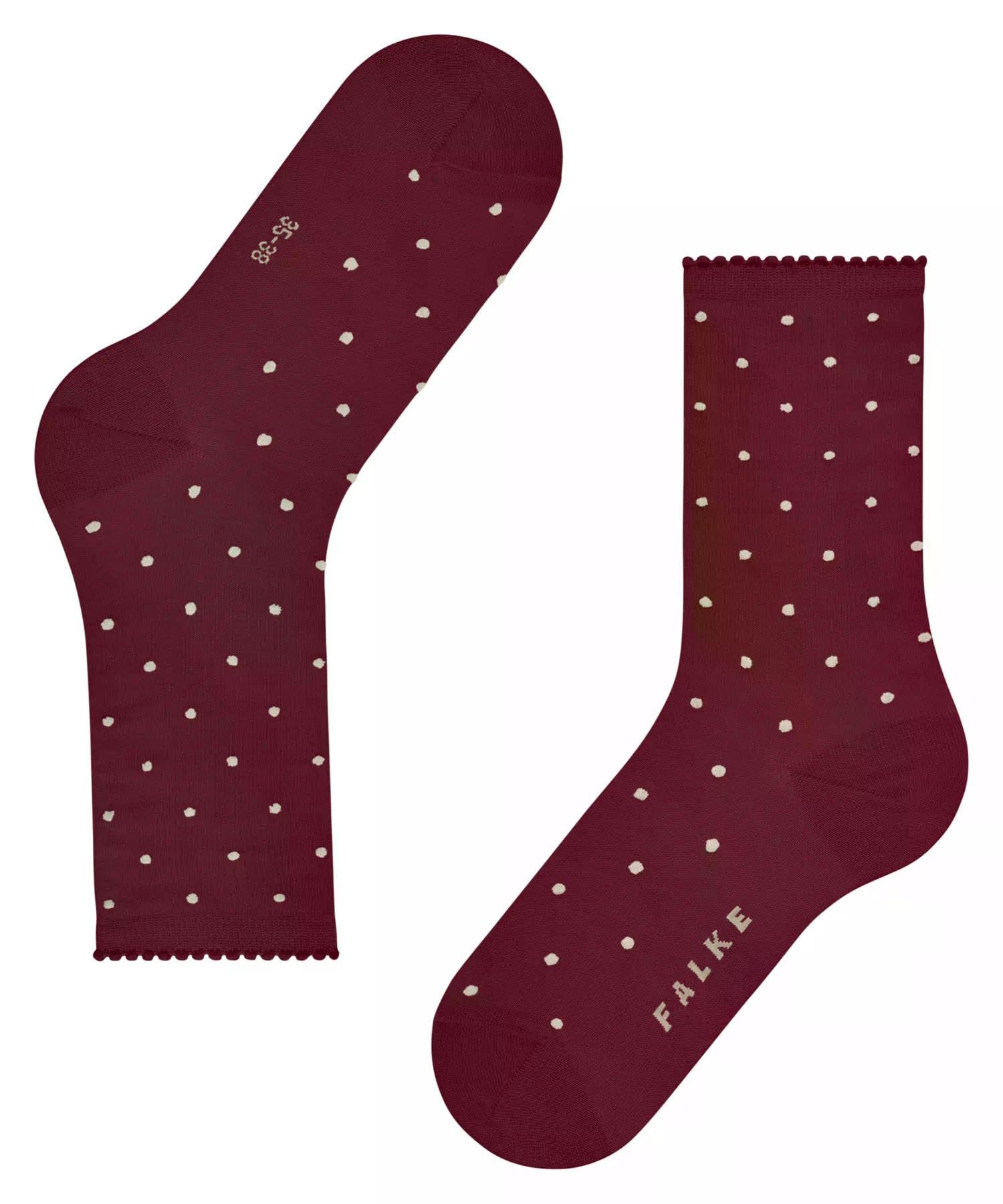 falke-spike-dot-socken-wine-8010-gr-35-38-baumwolle image 6