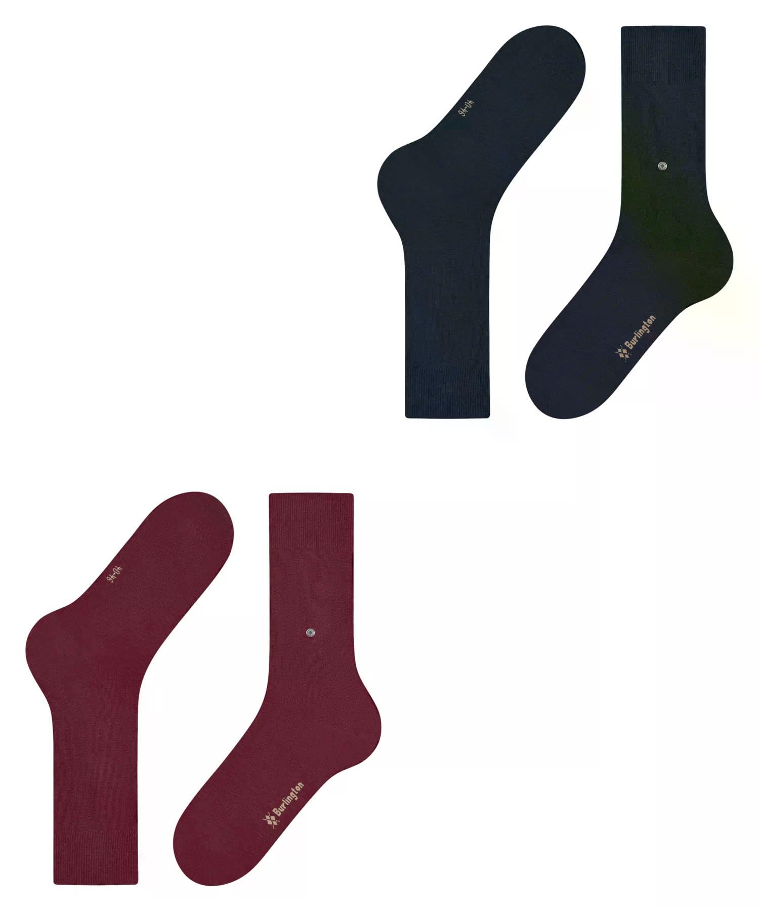 burlington-everyday-herren-socken-2-pack-rot-wine-8010 image 5