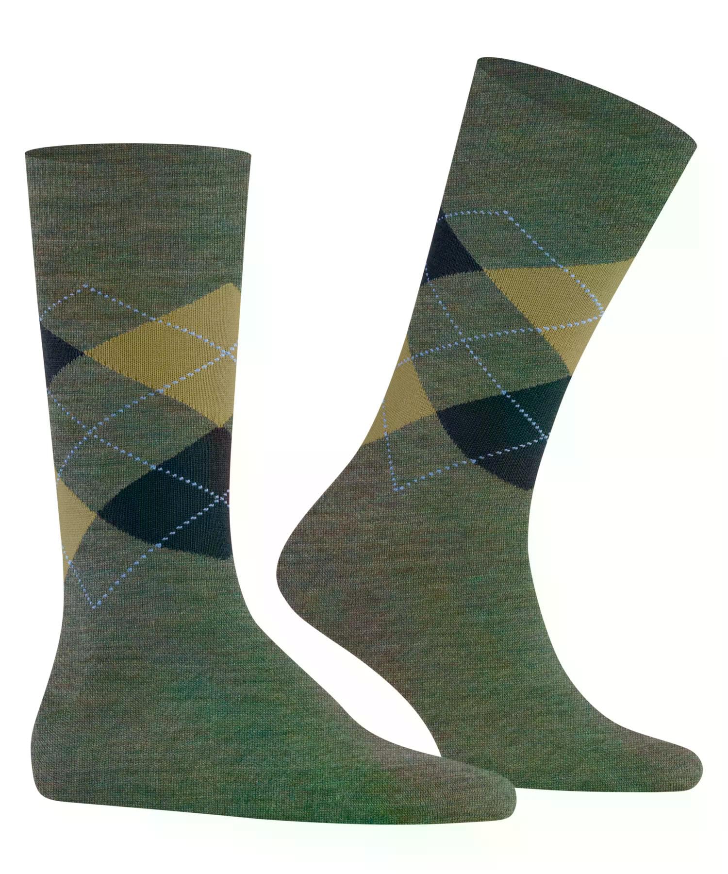 burlington-edinburgh-melange-herrensocken-wolle-turquoise image 3