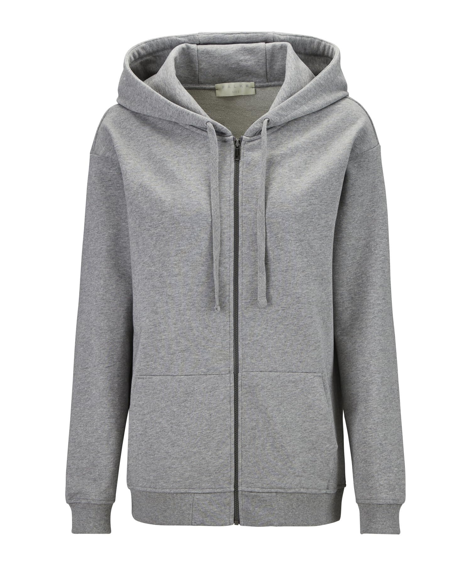 falke-cotton-touch-sweat-zip-jacke-grau-xl-bio-baumwolle image 7