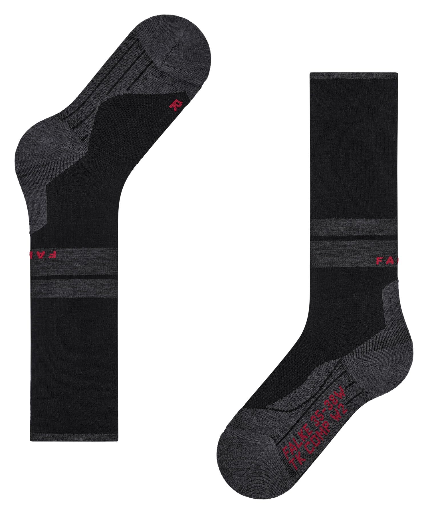 falke-tk2-damen-tk-compression-wandersocken-wolle-schwarz image 6