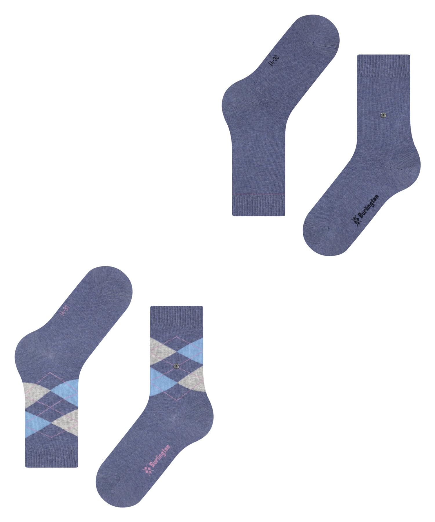 burlington-everyday-mix-2-pack-socken-damen-blau-baumwolle image 5