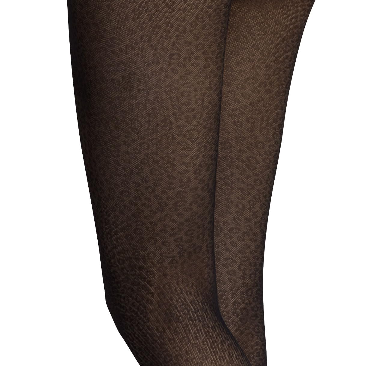hudson-micro-playful-leo-strumpfhose-40den-schwarz-gemustert image 2