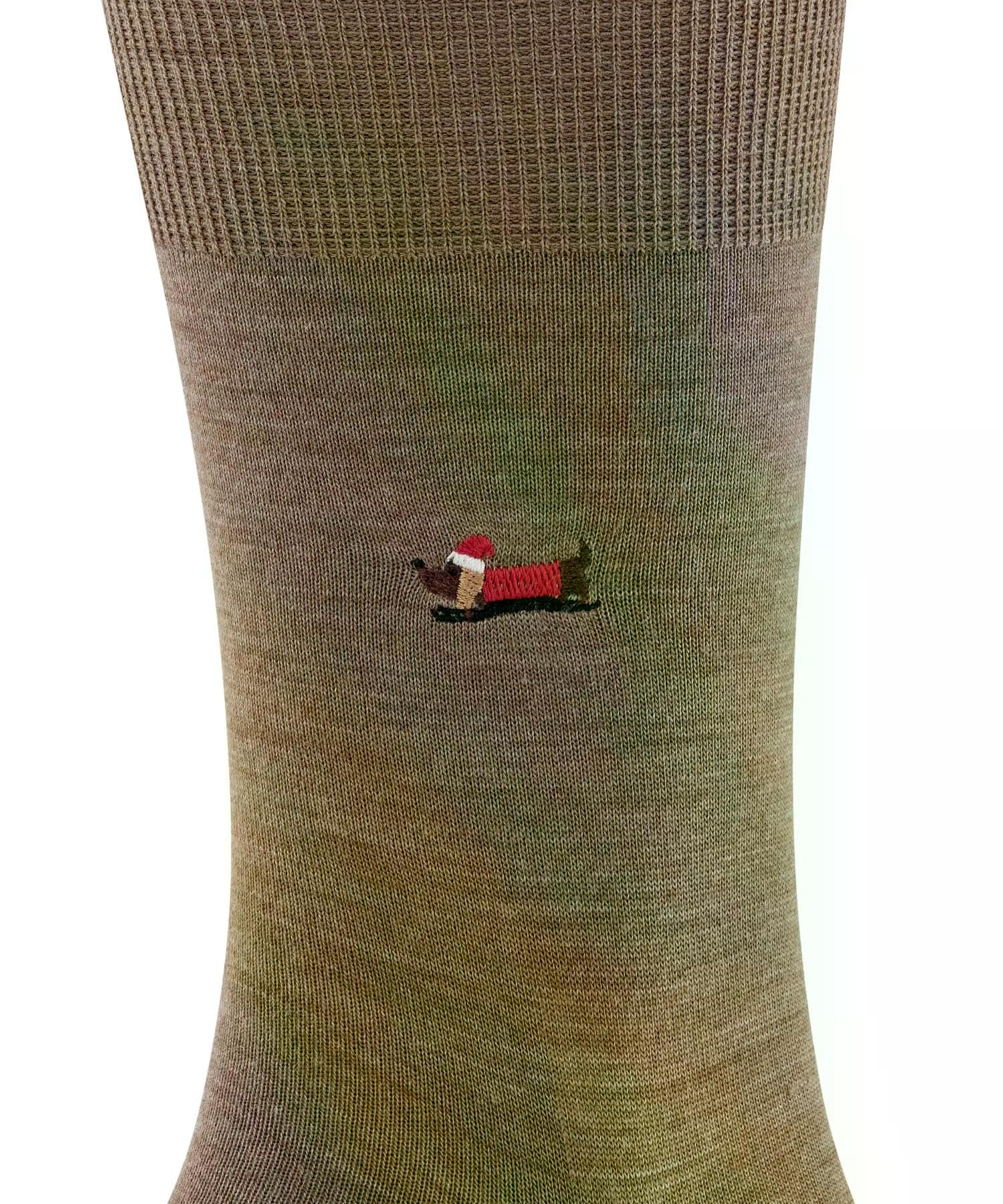 falke-airport-x-mas-dachshund-socken-nutmeg-mel-dackel image 3