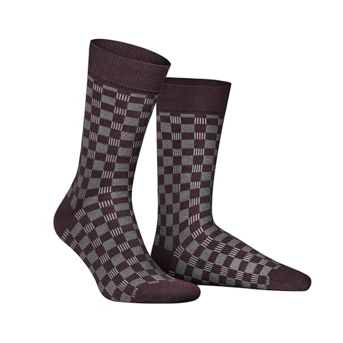 hudson-only-board-herrensocken-marineblau-43-46-schachbrett image 6