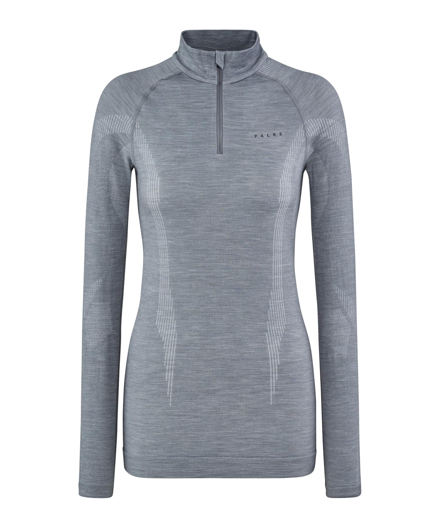 falke-wool-tech-funktionsshirt-damen-schwarz-langarm-zip image 8