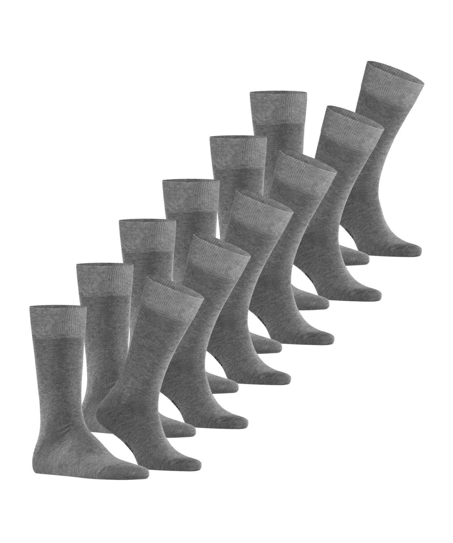 falke-happy-herrensocken-6-paar-baumwolle-multipack-uni image 3