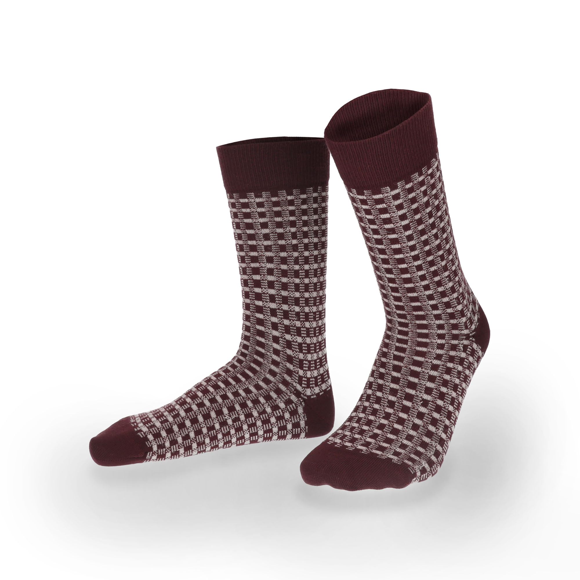 hudson-only-link-herrensocken-denim-blue-kariert image 4