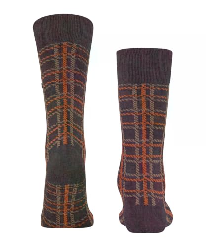 burlington-grid-herrensocken-kaschmir-rot-40-46 image 8