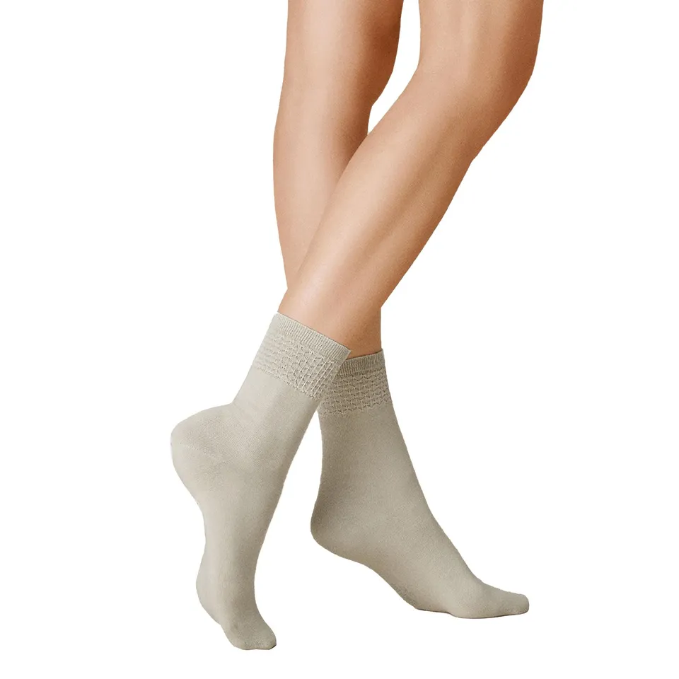kunert-blue-socken-damen-schwarz-39-42-biobaumwolle-netzmuster image 1
