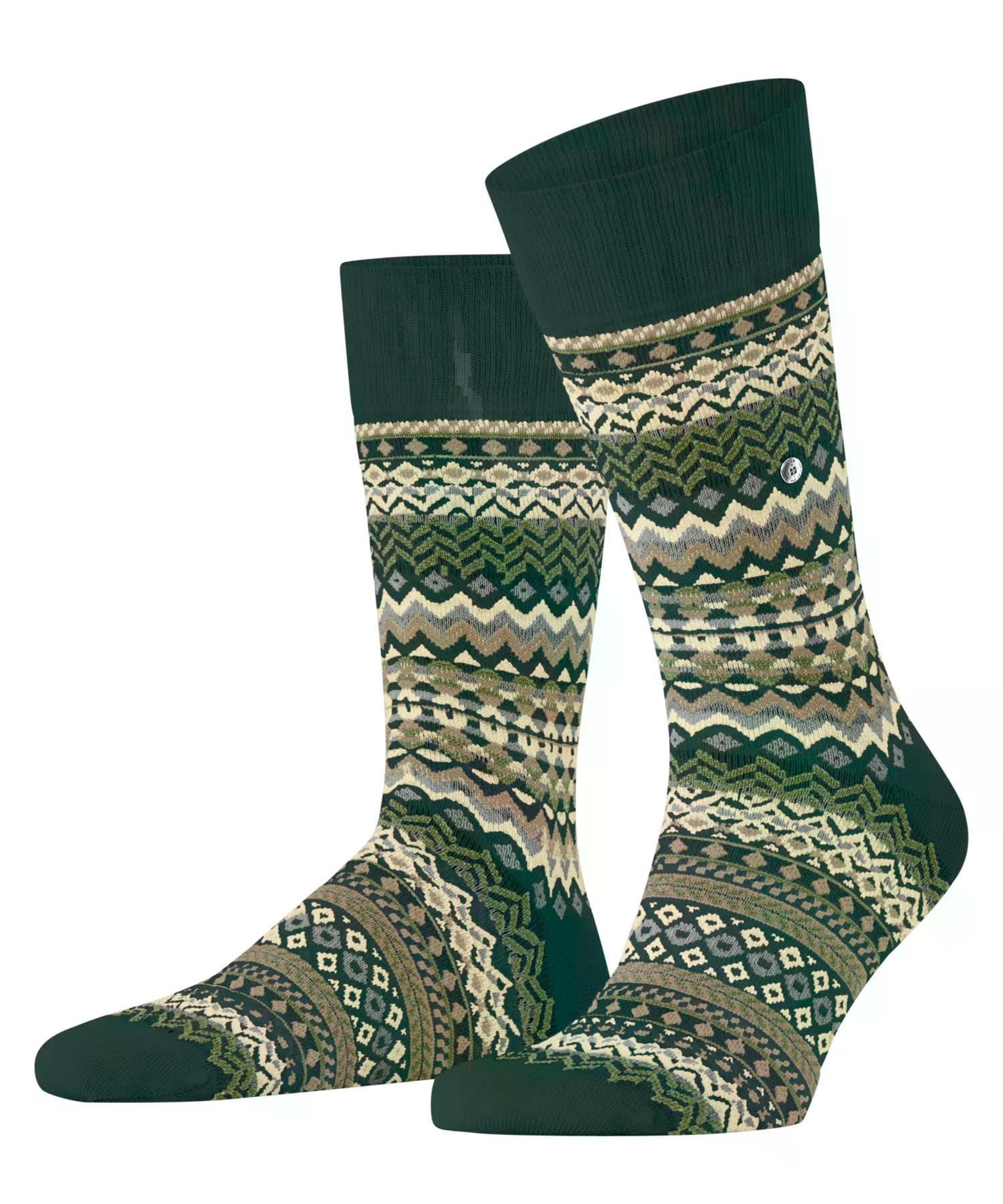 burlington-fair-isle-herrensocken-wolle-rot-claret-8435 image 7