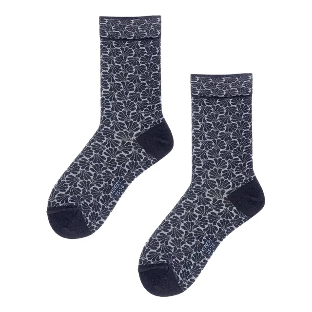 kunert-raffinesse-ornamental-citynight-socken-night-blue image 1