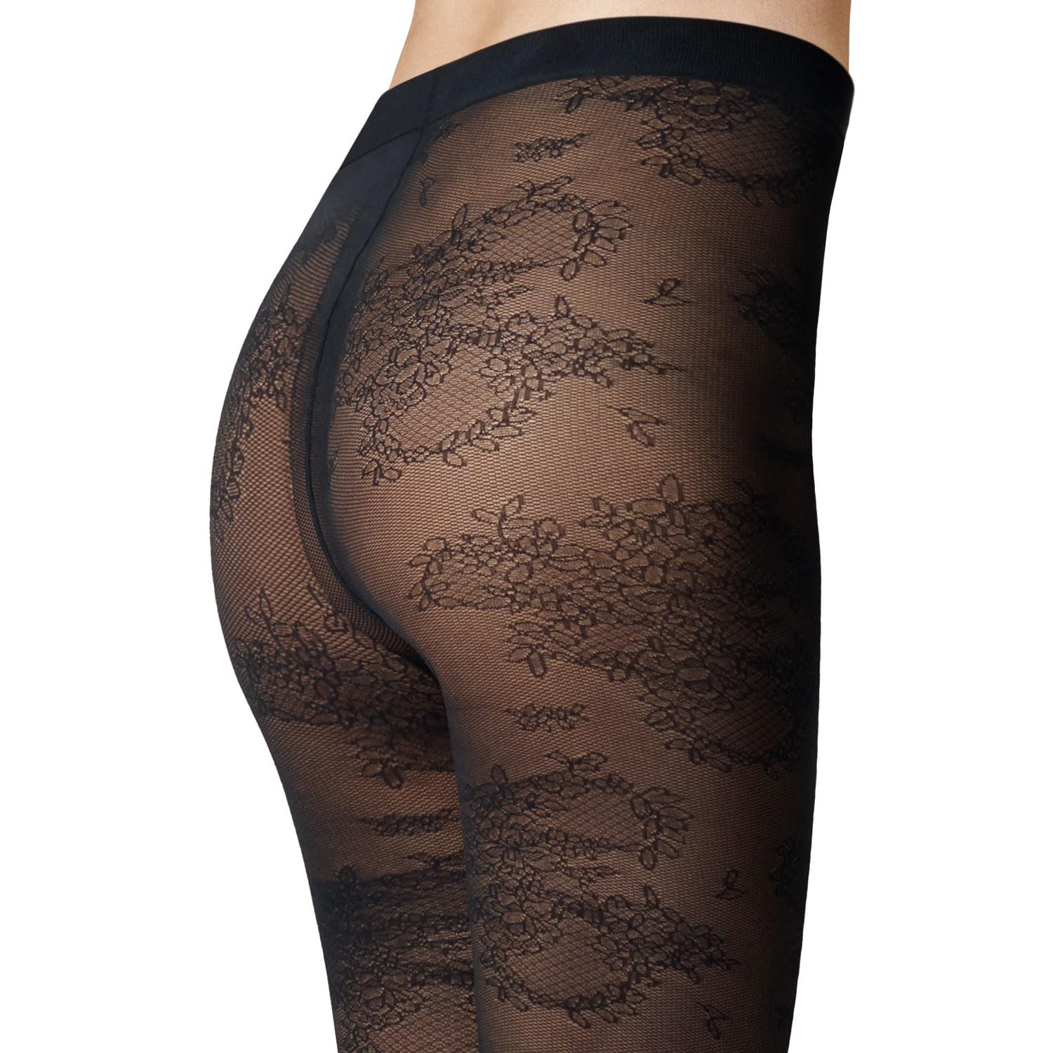 kunert-raffinesse-fantastic-lace-strumpfhose-black-spitze image 2