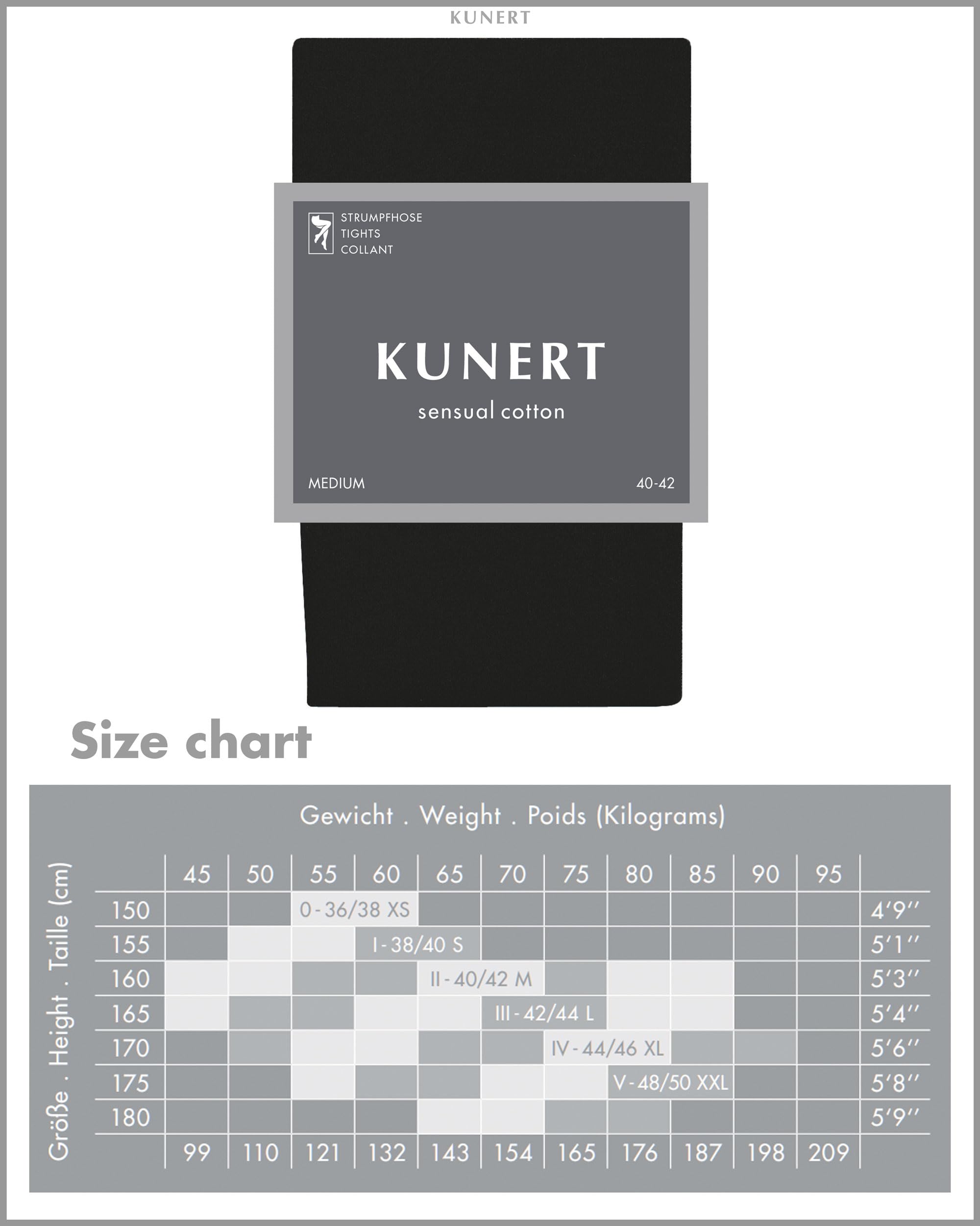 kunert-sensual-cotton-strumpfhose-130-den-anthrazit-blickdicht image 4