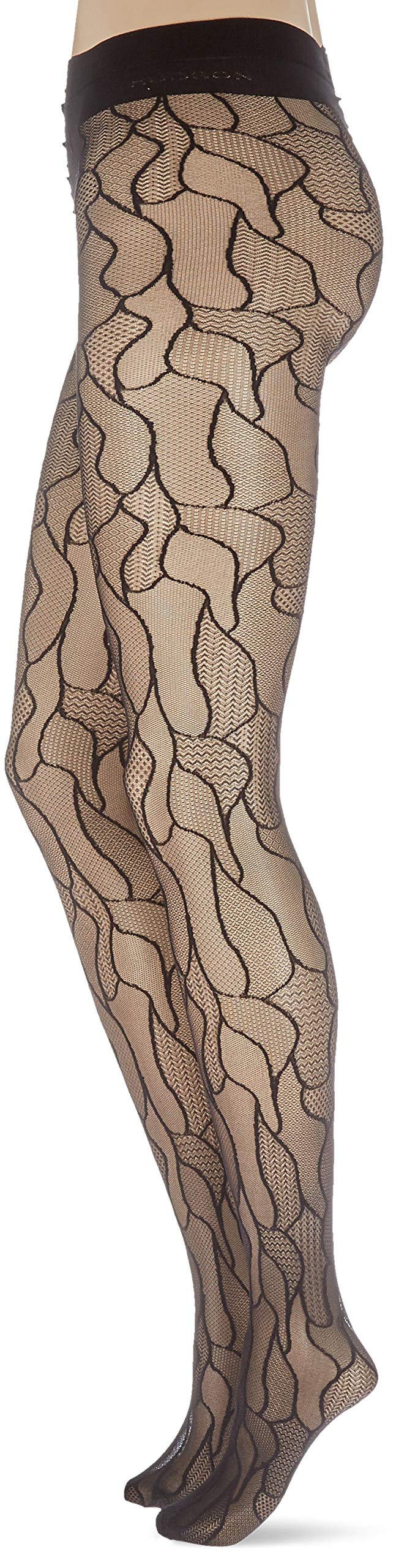 hudson-simply-leaves-strumpfhose-black-42-44 image 2