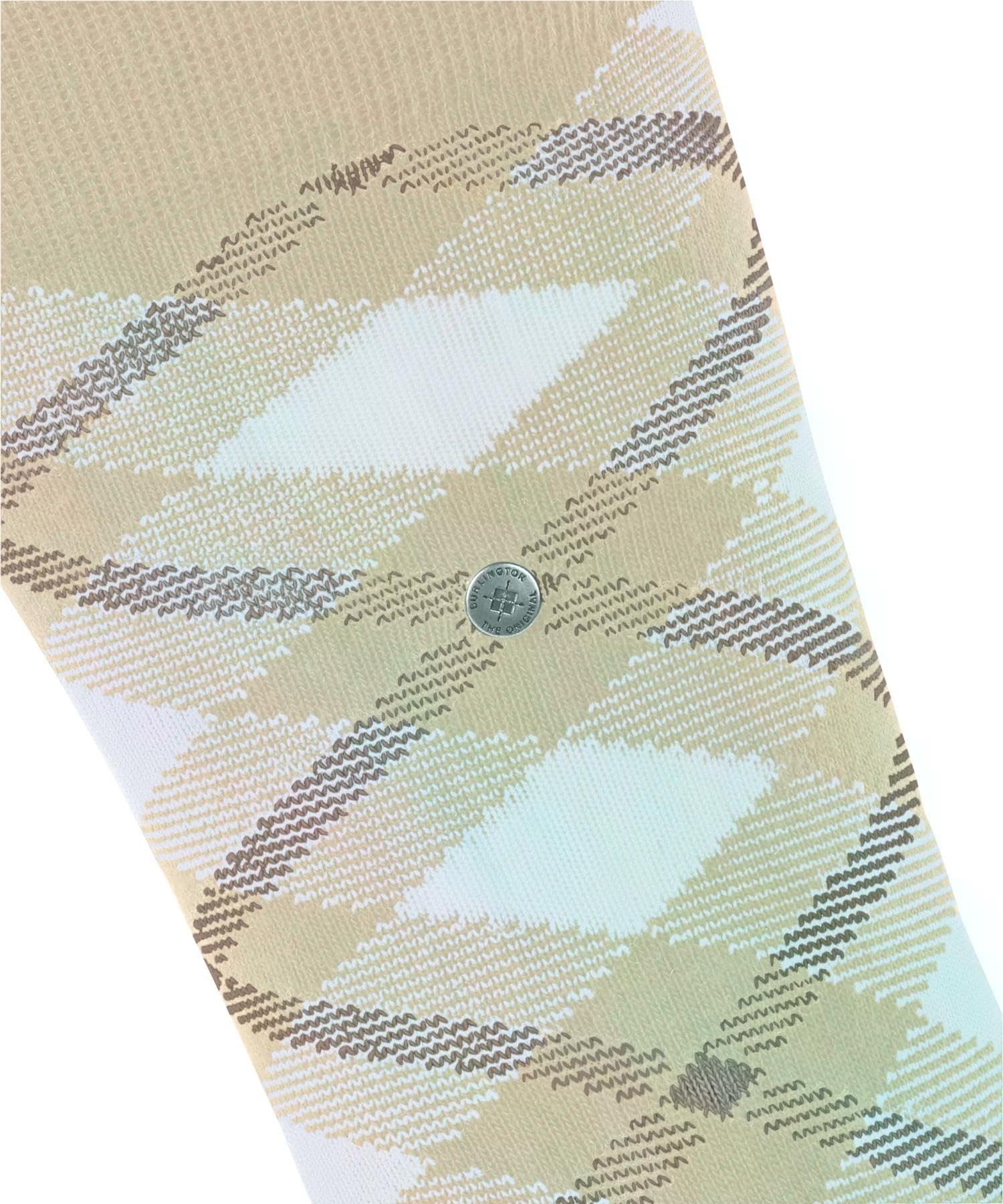burlington-tartan-socken-beige-cream-baumwolle-karo image 3