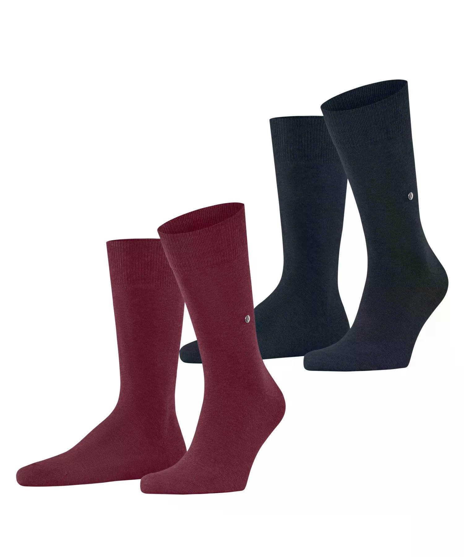 burlington-everyday-herren-socken-2-pack-rot-wine-8010 image 1