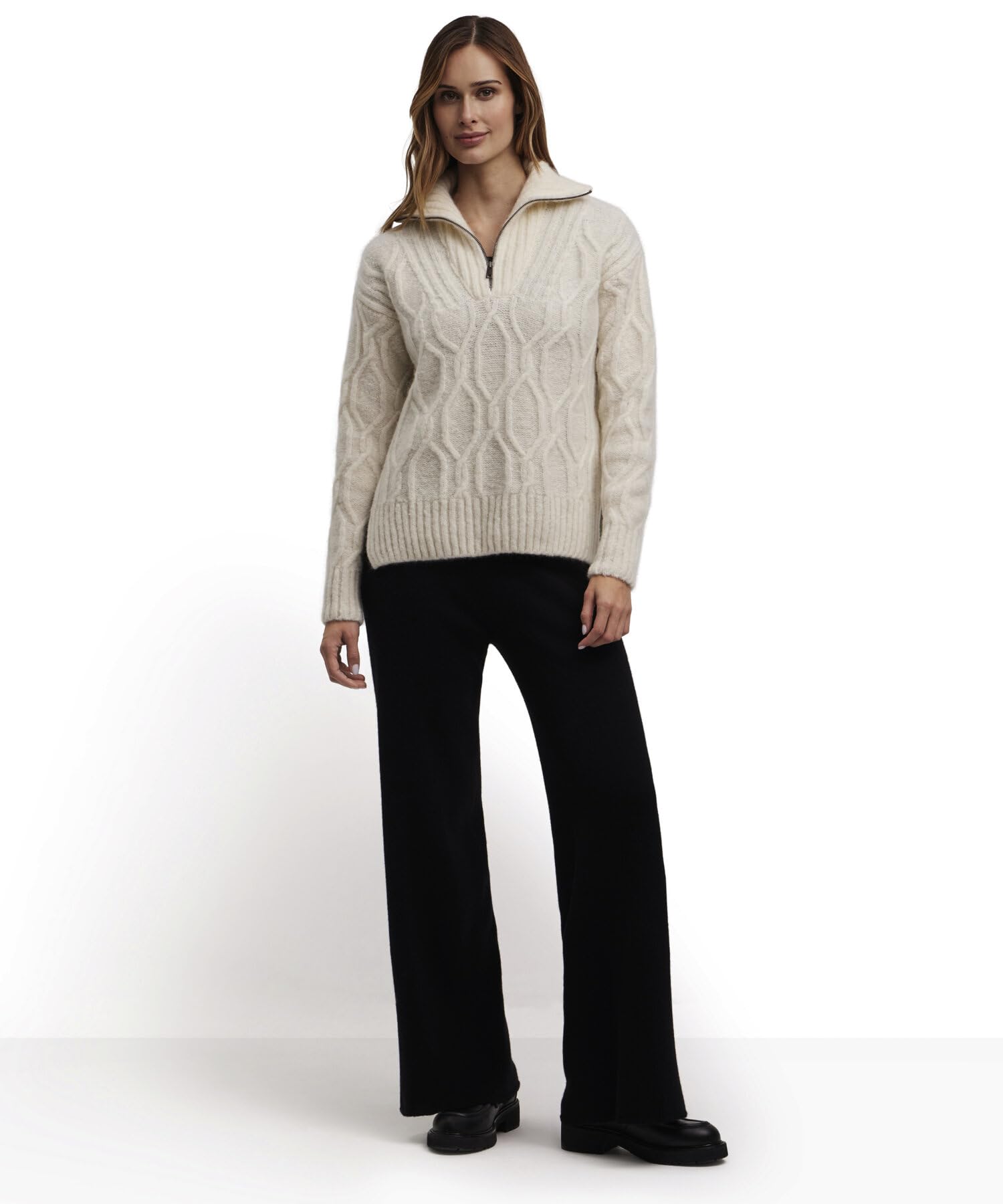 falke-merino-rustique-pullover-damen-troyerkragen-wolle image 3