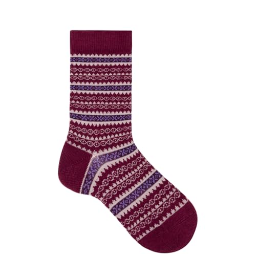 hudson-only-fancy-nordic-socke-deep-red-0540-muster image 6