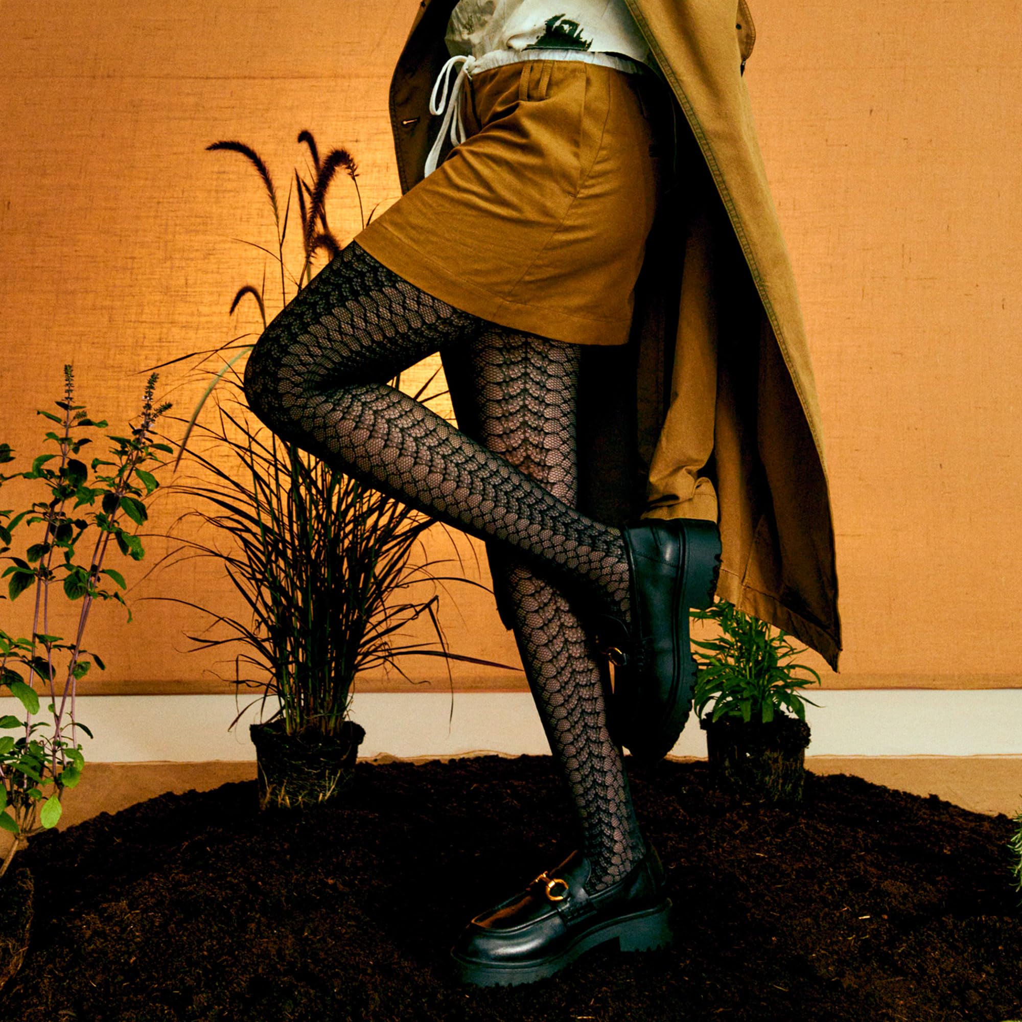 hudson-micro-earthy-reptile-strumpfhose-40-den-gemustert image 4